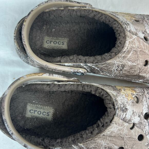 Corcs Classic fleece lined hunter camo print realtime Edge Clogs Unisex - Picture 6 of 6